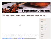 Tablet Screenshot of fourstringsutah.com